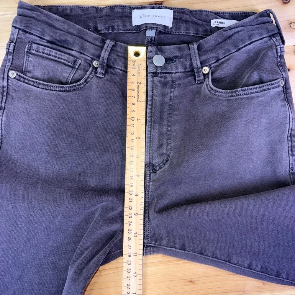 Dear John Jeans Womens 29 Brown Jeanne Flare High Rise Denim Jeans - Picture 9 of 9